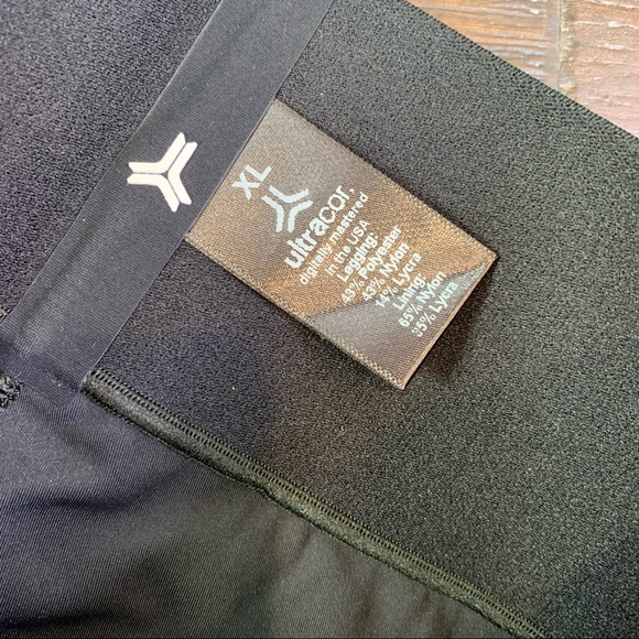 Ultracor Nero Matte Nero Ultra High Silk Camo Knockout Star Leggings XL - Picture 10 of 11